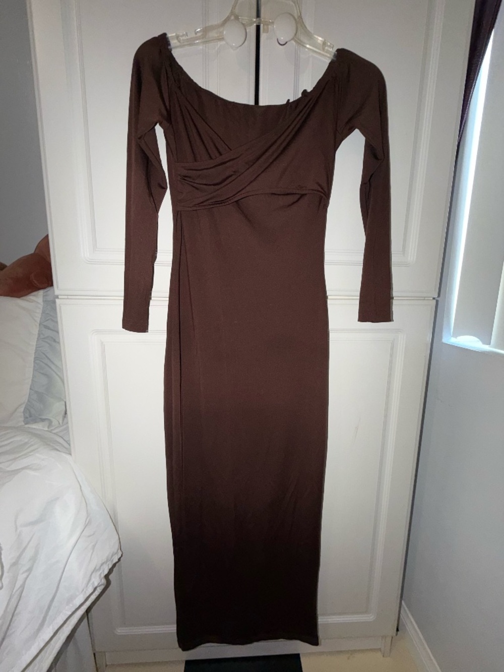 Off-Shoulder Maxi Dress